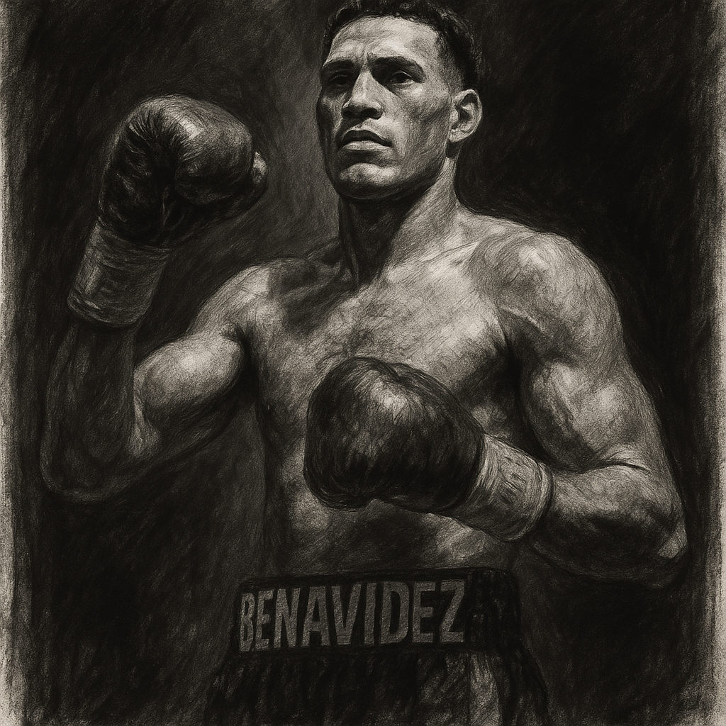 David Benavidez P4P top five charcoal