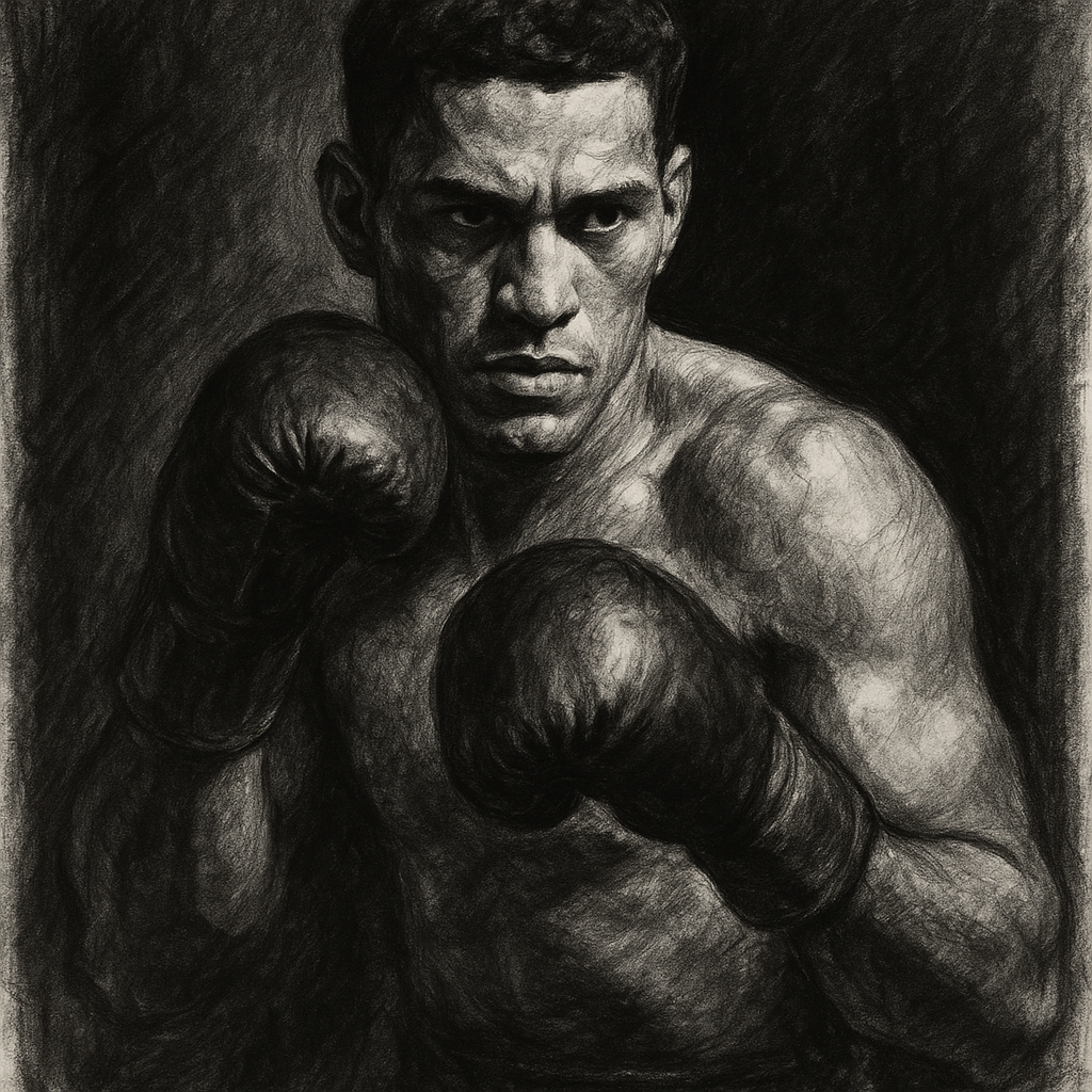 Benavidez Ramirez Vegas faceoff charcoal