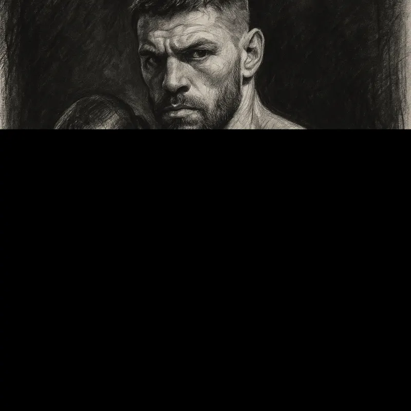 Chris Billam-Smith charcoal portrait