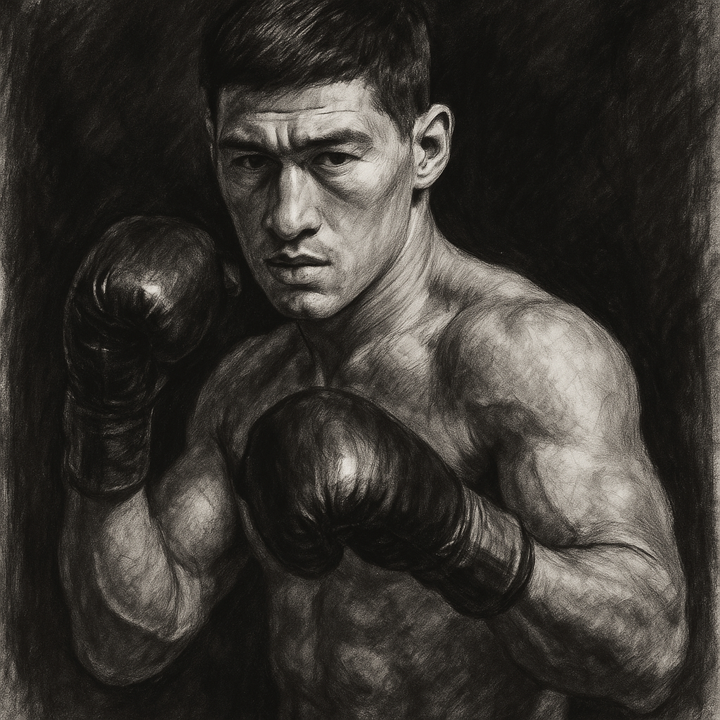 WBO Orders Bivol To Defend Against Callum Smith charcoal portrait