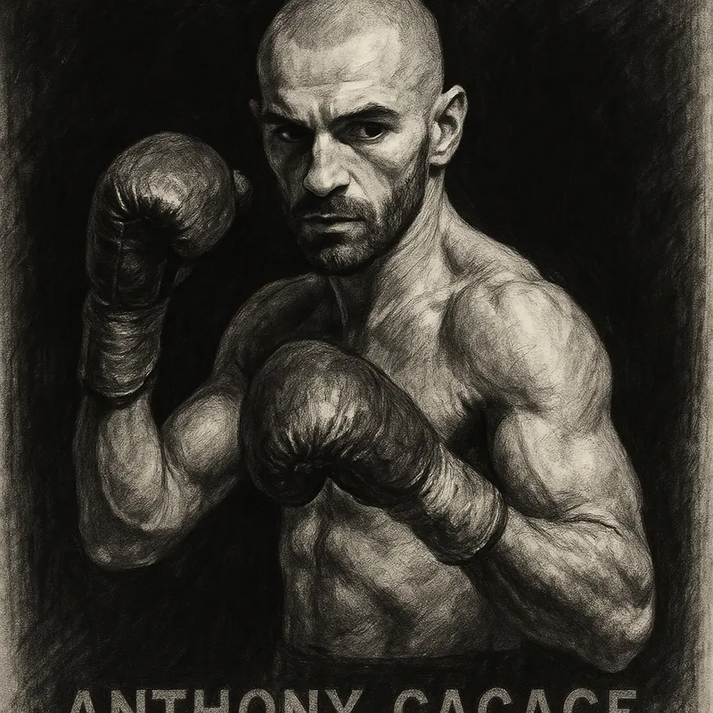 Anthony Cacace charcoal portrait