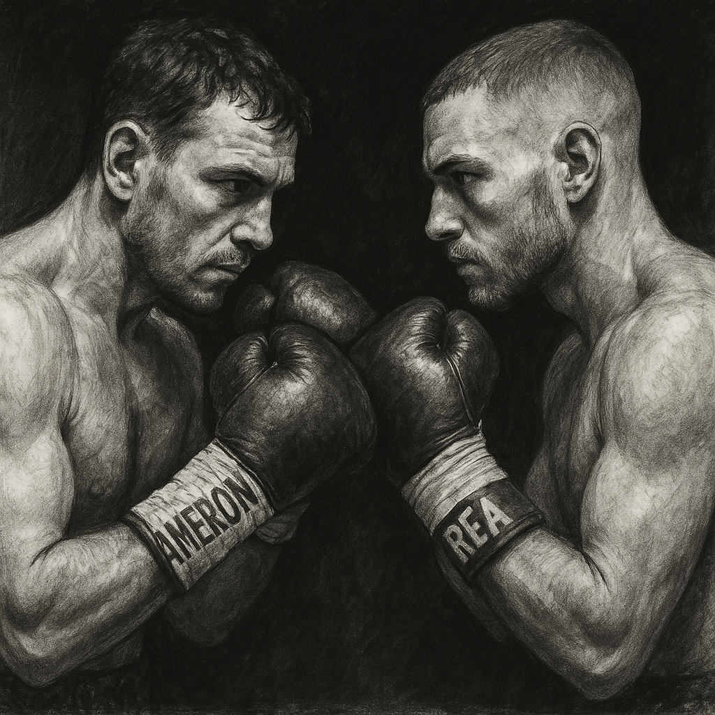 Cameron Rea charcoal portrait