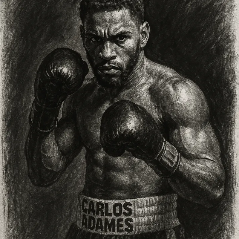 Carlos Adames charcoal portrait