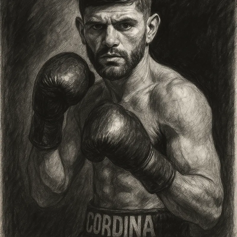 Joe Cordina charcoal portrait