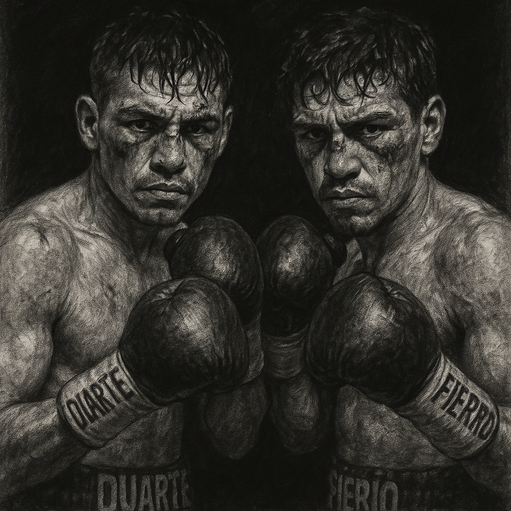 Oscar Duarte Angel Fierro split decision Vegas charcoal