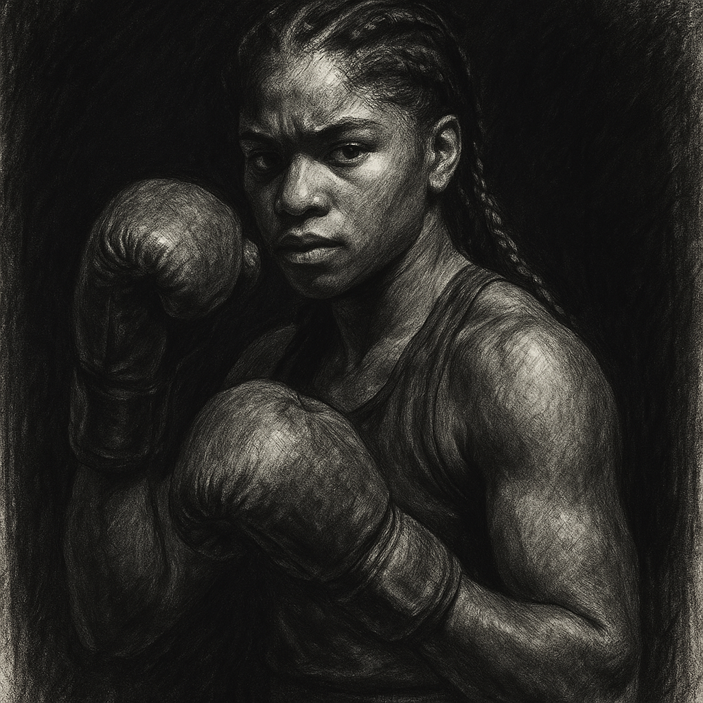 Caroline Dubois celebrates lightweight unification victory