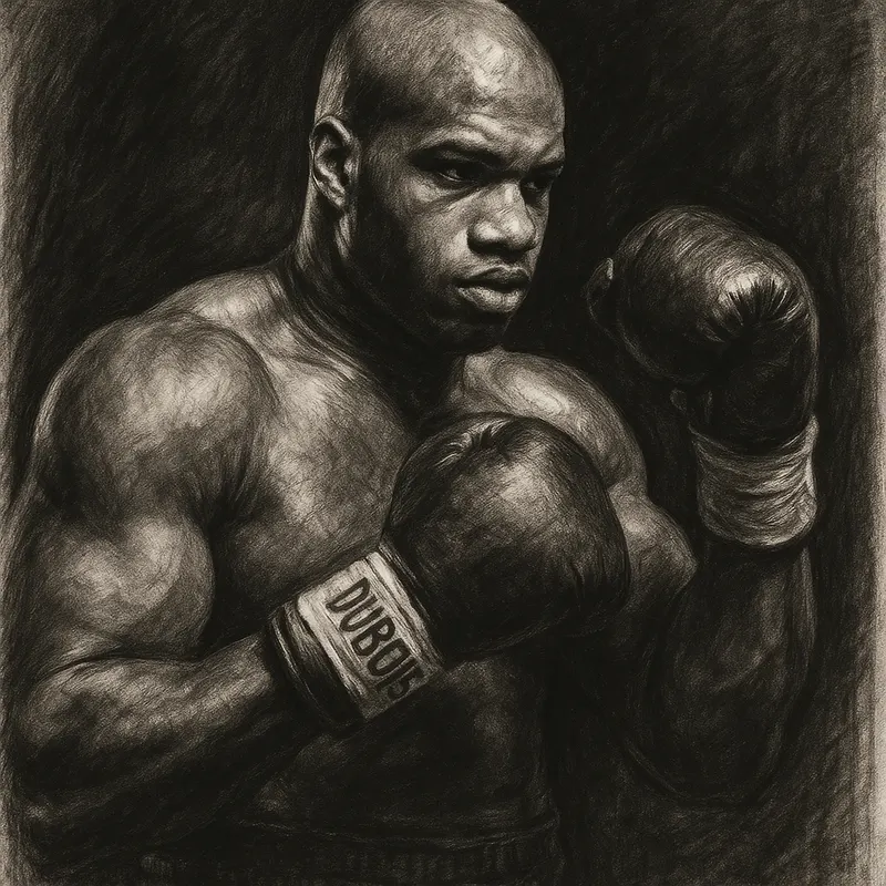 Daniel Dubois charcoal portrait