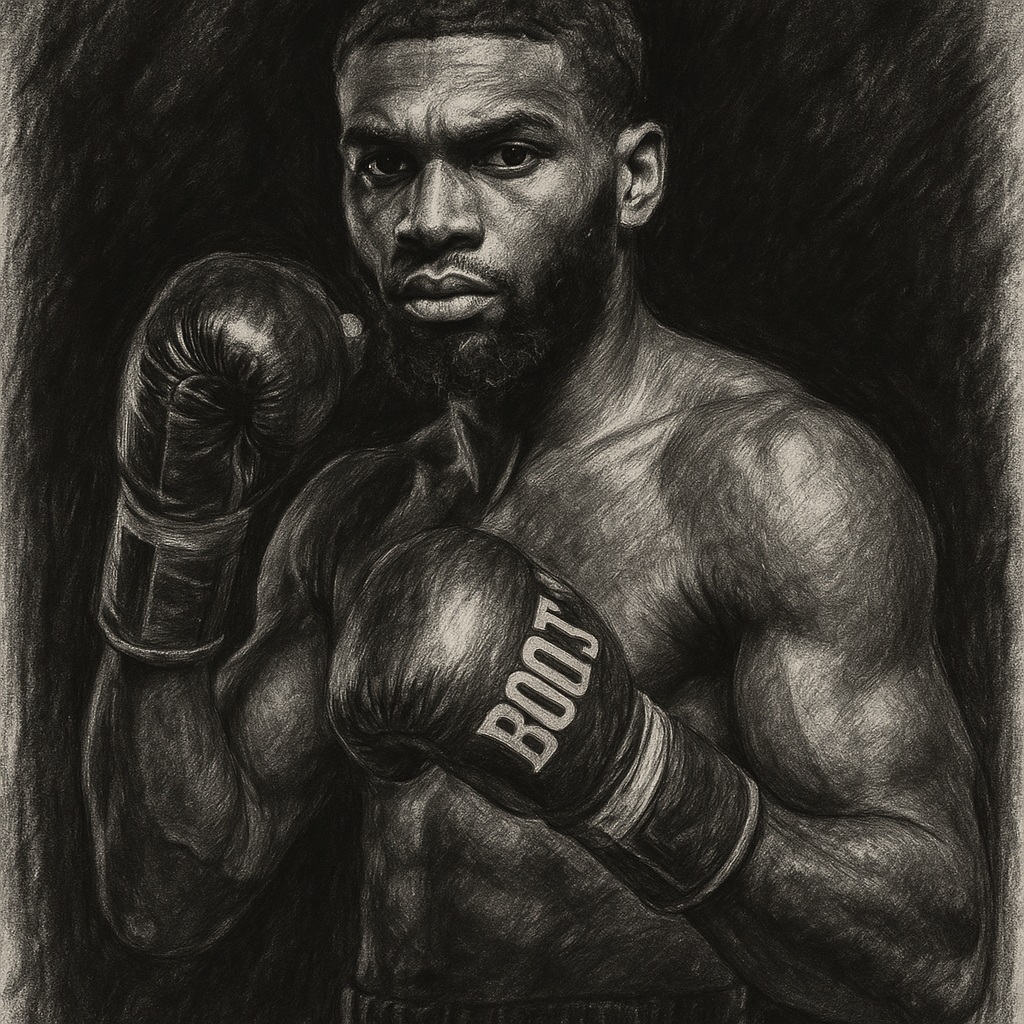 Ennis Wants Fundora, Camp Says No charcoal portrait