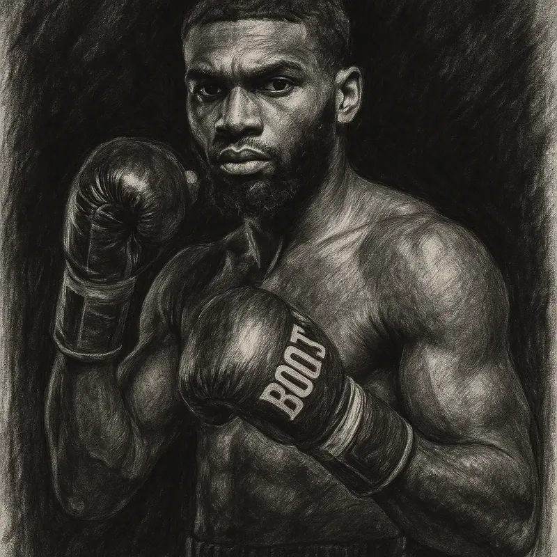 Ennis Wants Fundora, Camp Says No charcoal portrait