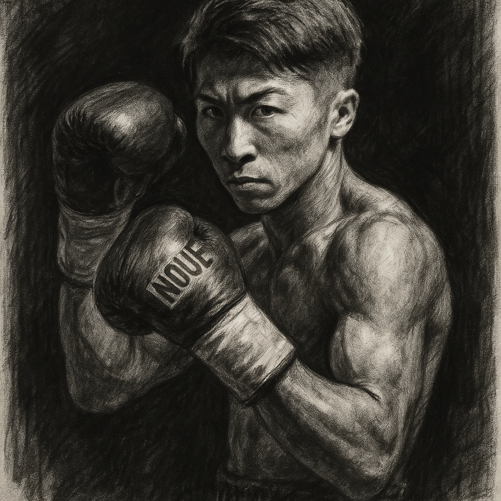 Naoya Inoue Sunday day-after press conference Ohashi gym charcoal