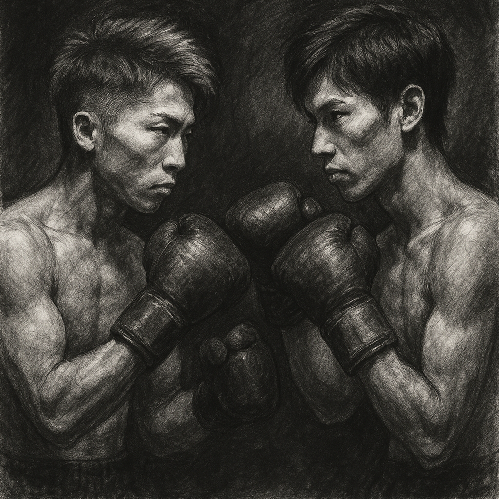 Inoue vs Nakatani Tokyo Dome fight eve charcoal