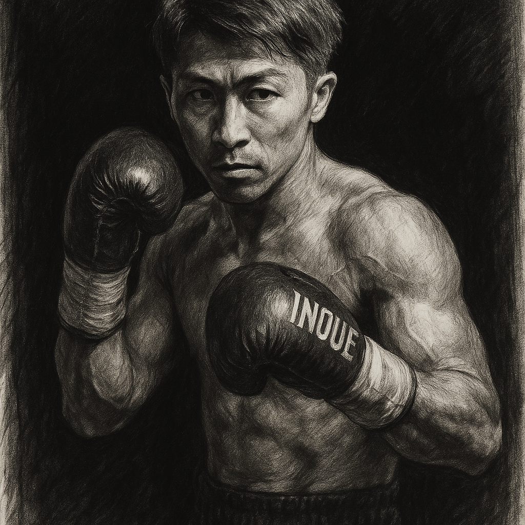 Naoya Inoue post-fight at the Tokyo Dome