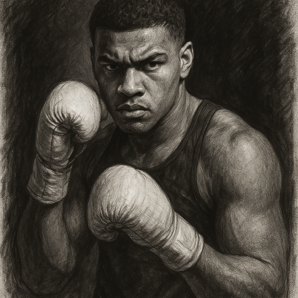 Moses Itauma Filip Hrgovic heavyweight charcoal portrait O2 August 8 collision course