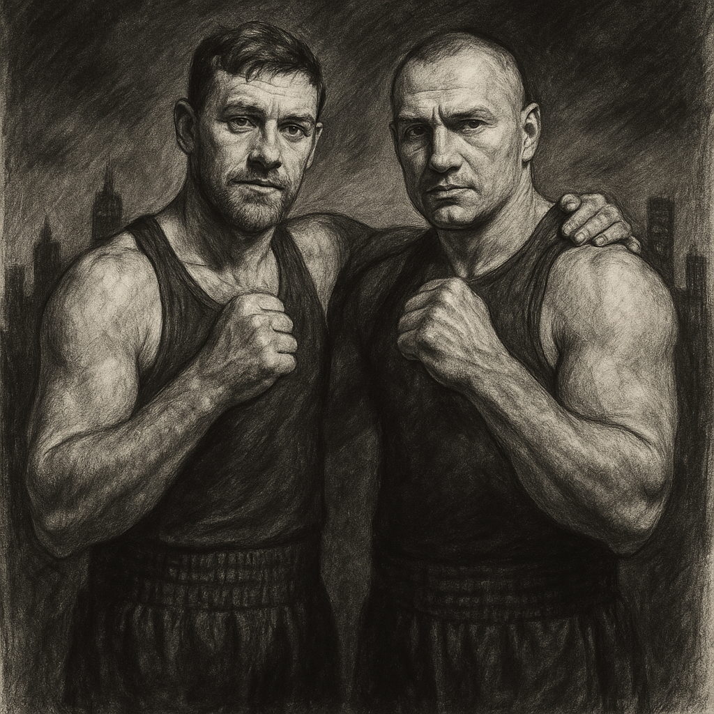 Anthony Joshua visits Kyiv with Oleksandr Usyk