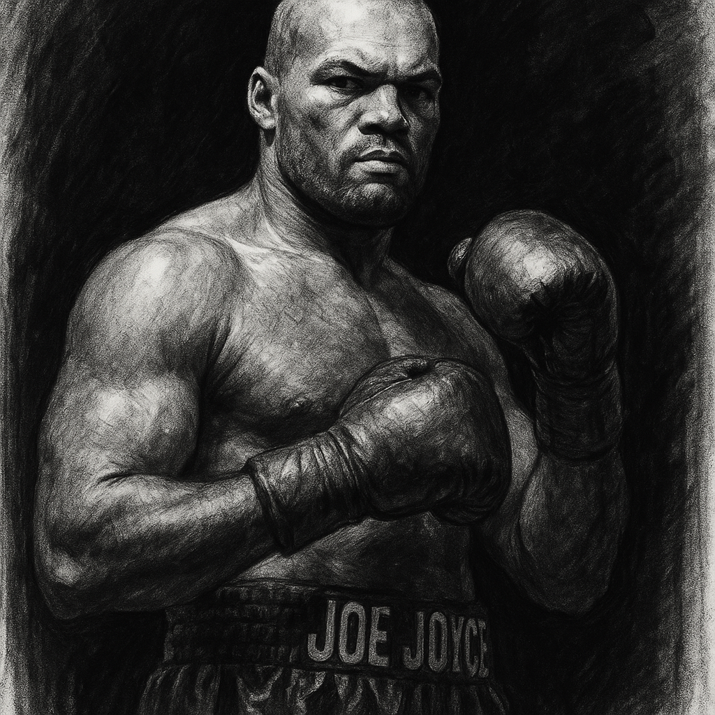 Joyce vs Suslenkov Preview charcoal portrait