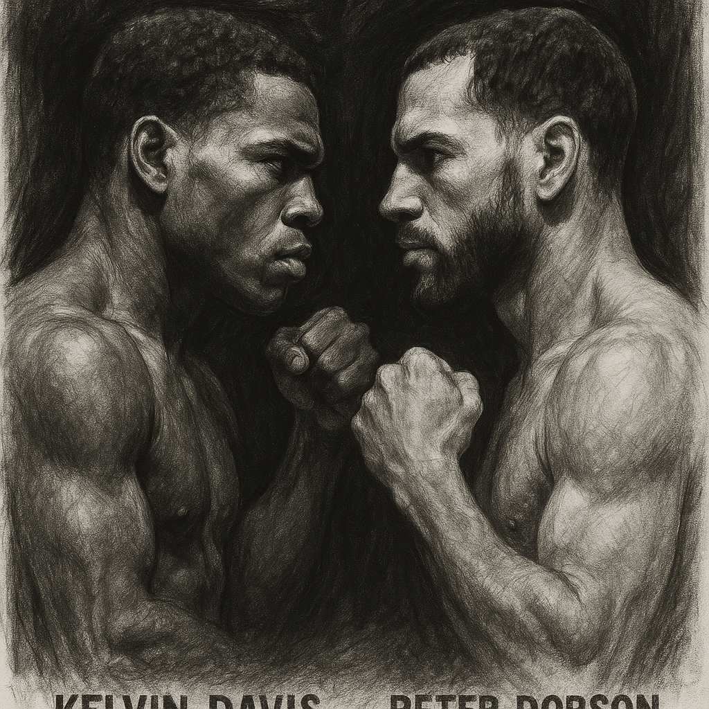 K. Davis vs Dobson — Norfolk Co-Feature charcoal portrait