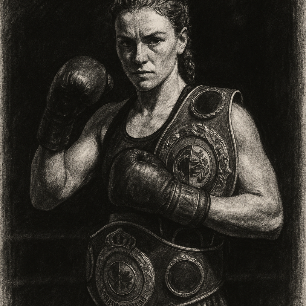 Lauren Price defends in Cardiff