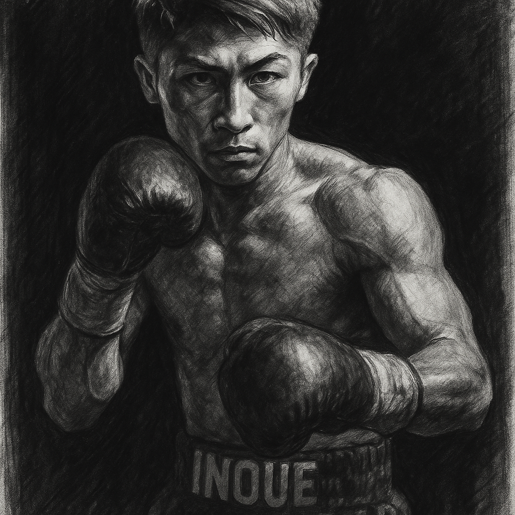Naoya Inoue charcoal portrait super weekend picks May 2
