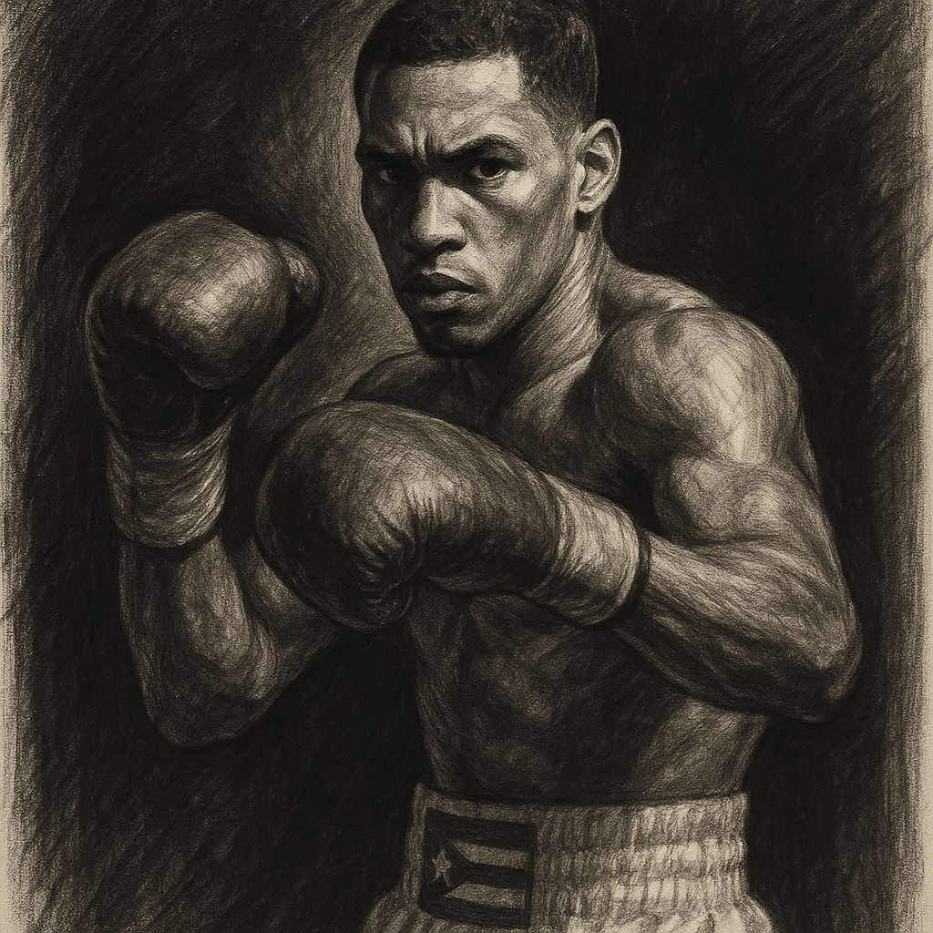 Morrell Chelli charcoal portrait undercard