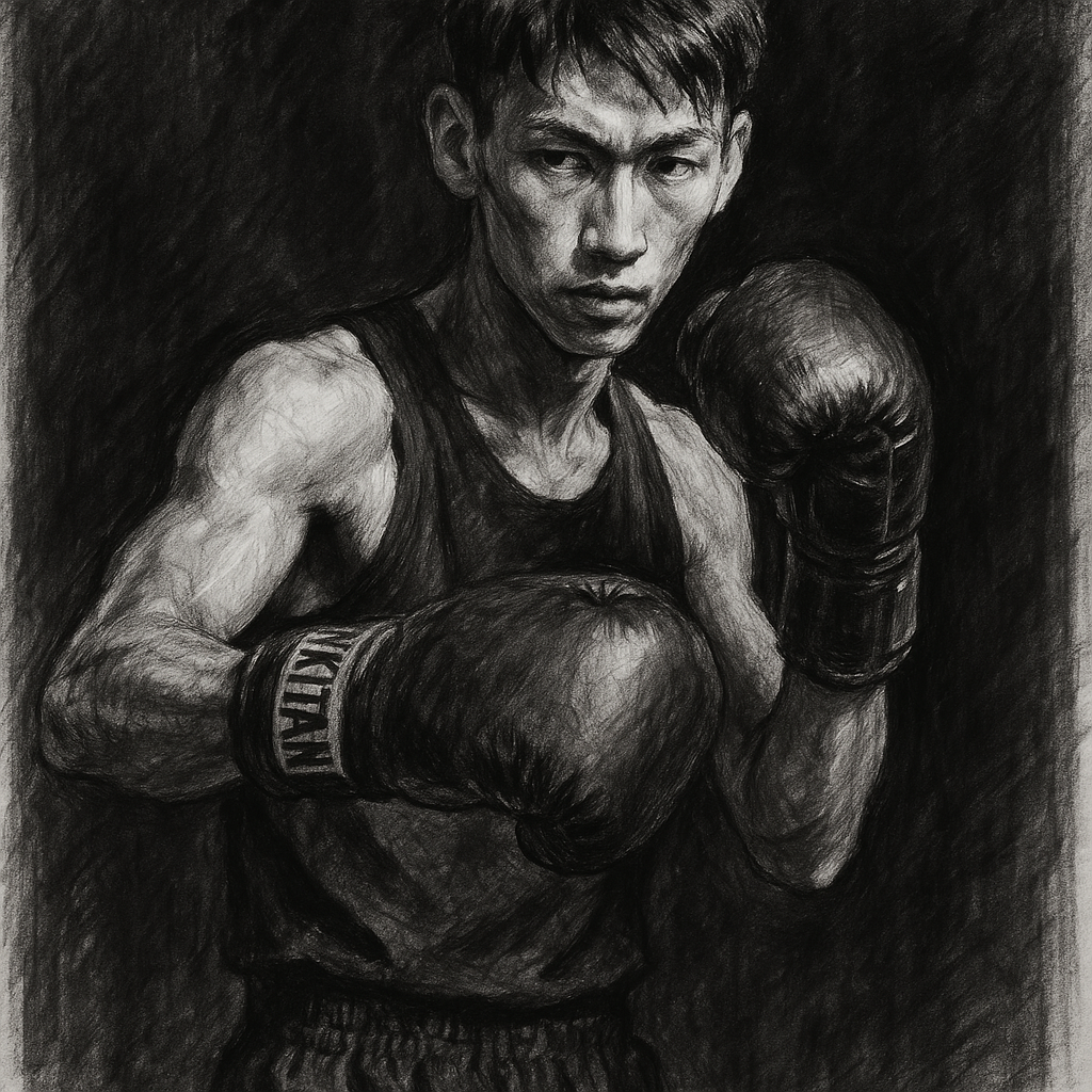 Junto Nakatani training with Rudy Hernandez ahead of Inoue fight