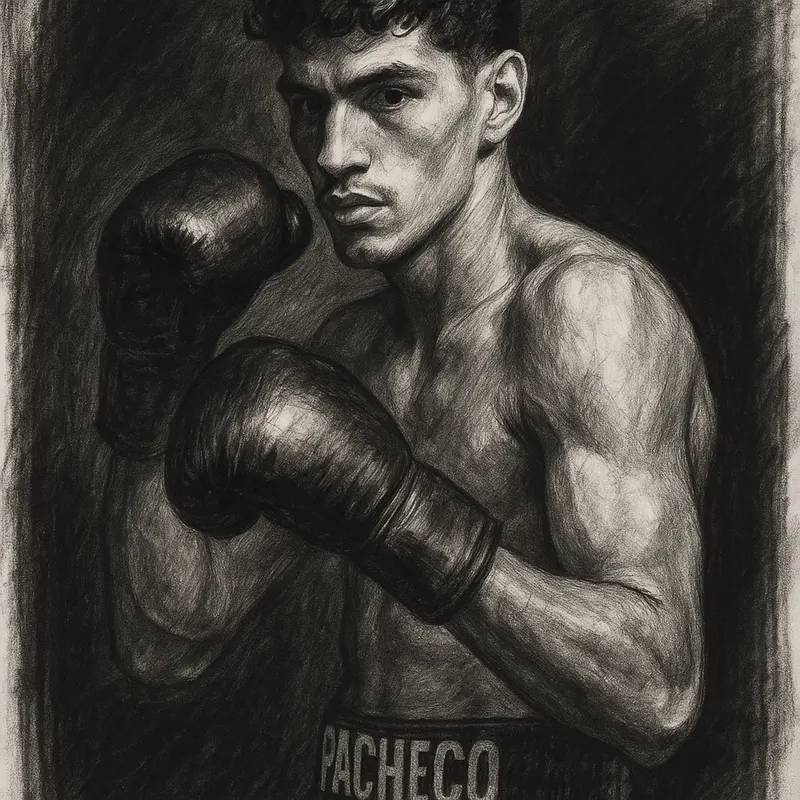 Diego Pacheco charcoal portrait