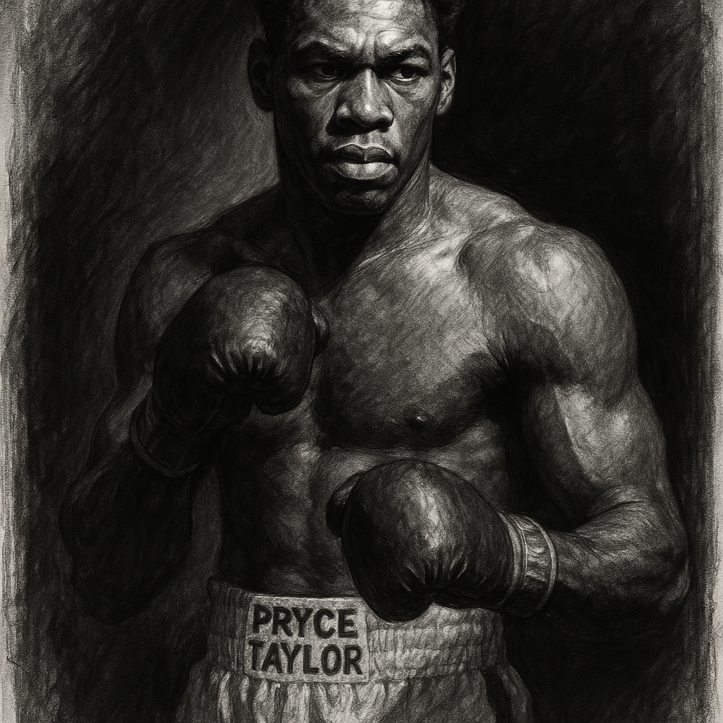 Pryce Taylor Schools Muñoz In San Juan charcoal portrait