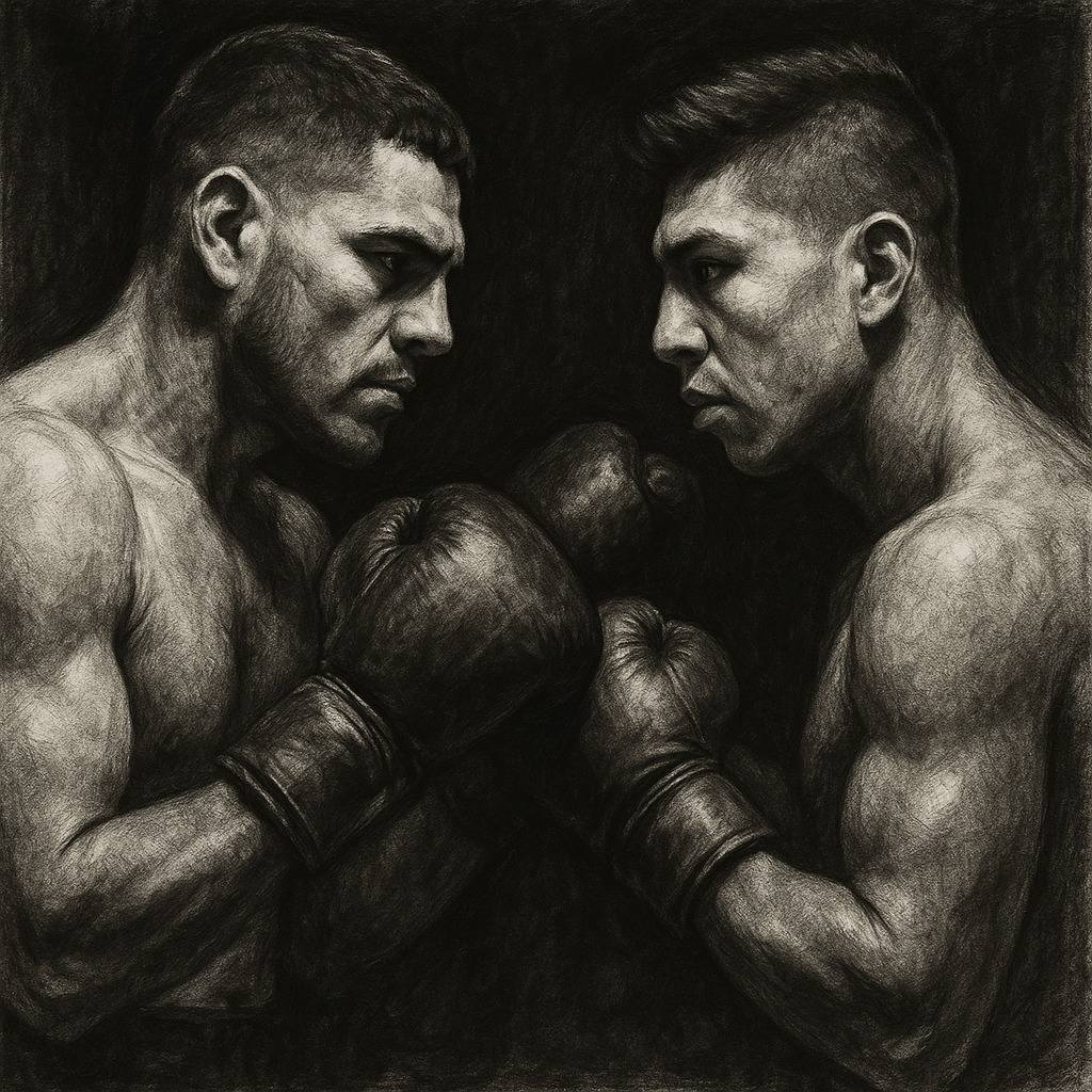Resendiz vs Munguia co-main fight day charcoal