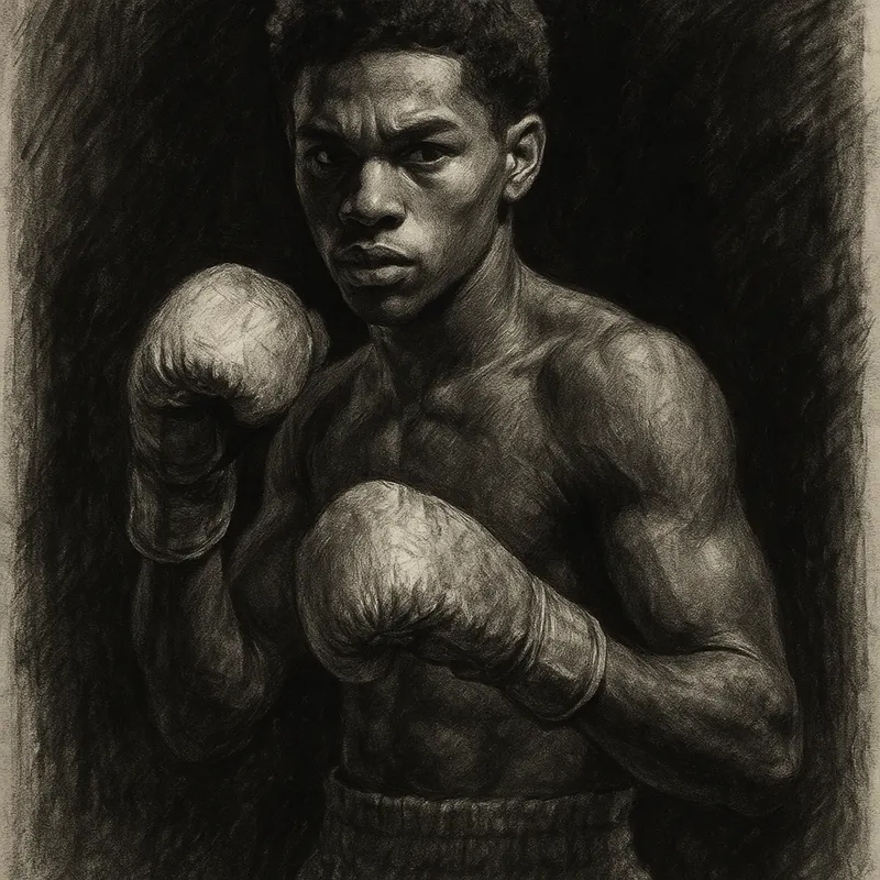 Floyd Schofield charcoal portrait