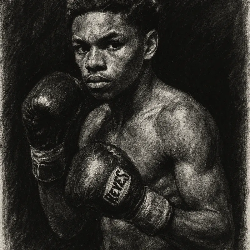 Ashton Sylve charcoal portrait