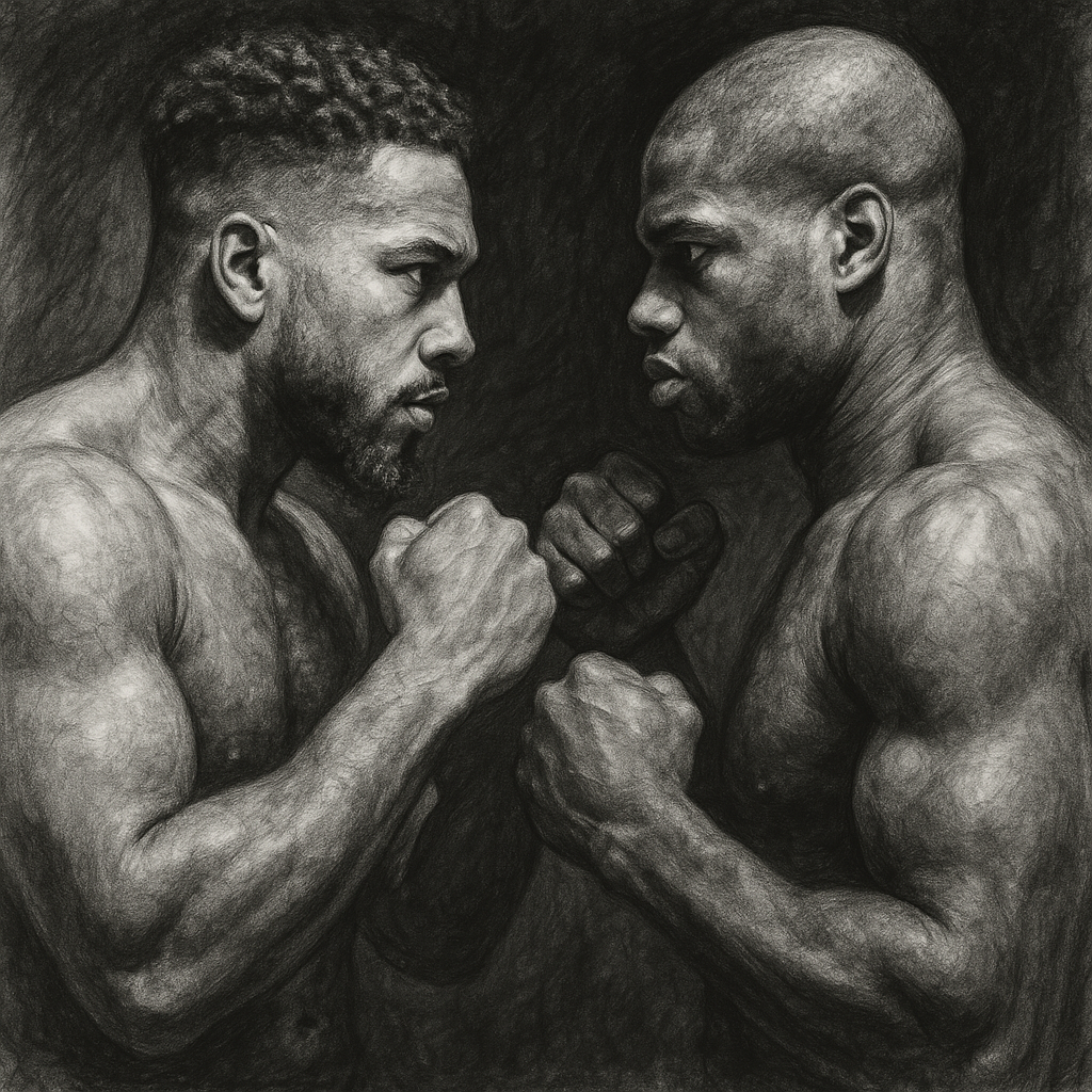 Wardley vs Dubois fight week charcoal