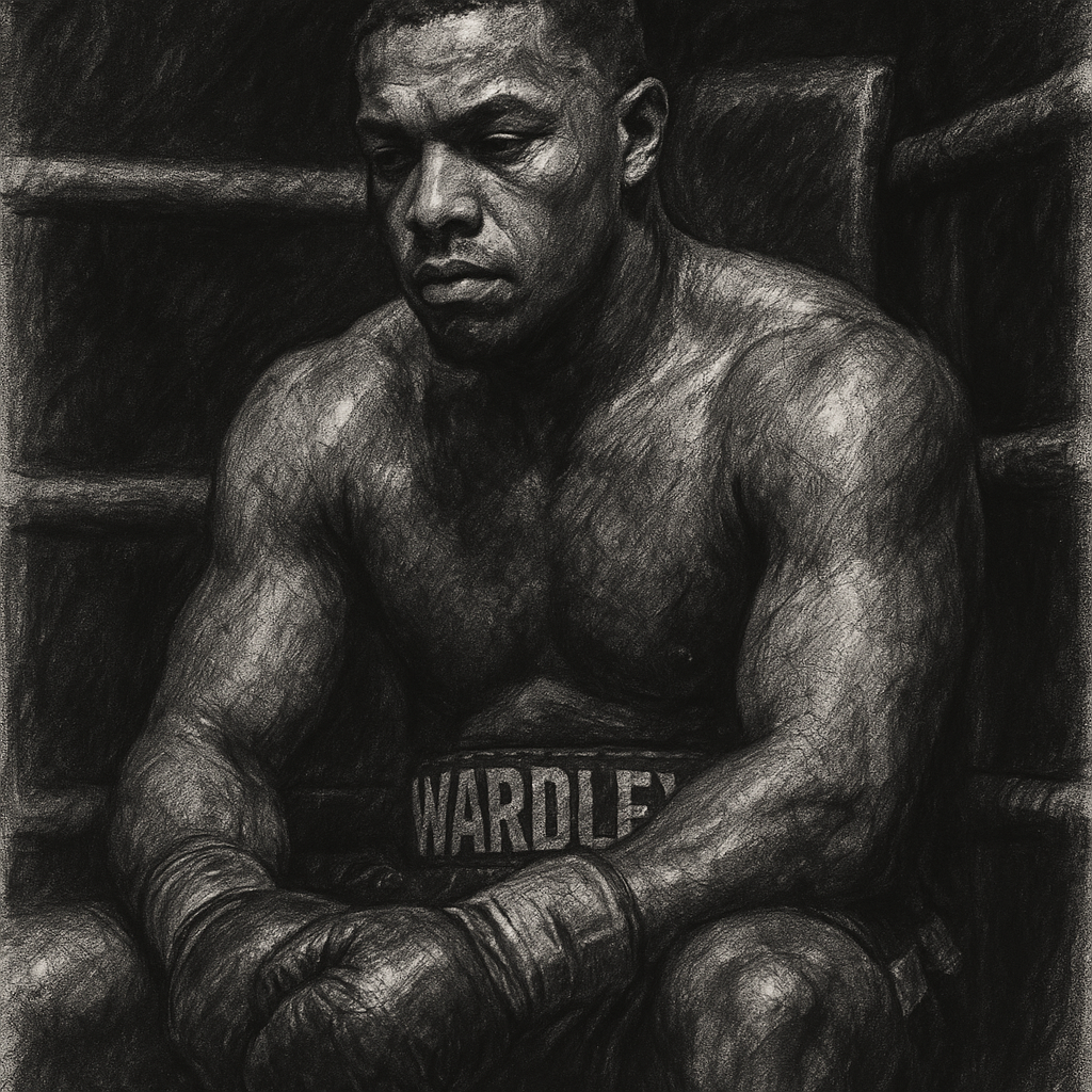 Fabio Wardley charcoal portrait rematch clause Daniel Dubois aftermath Co-op Live Manchester