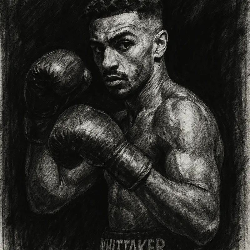 Ben Whittaker charcoal portrait