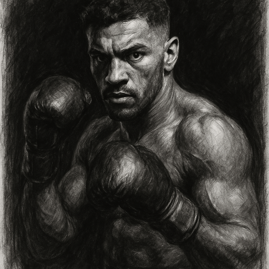 Glenn Byrne charcoal portrait