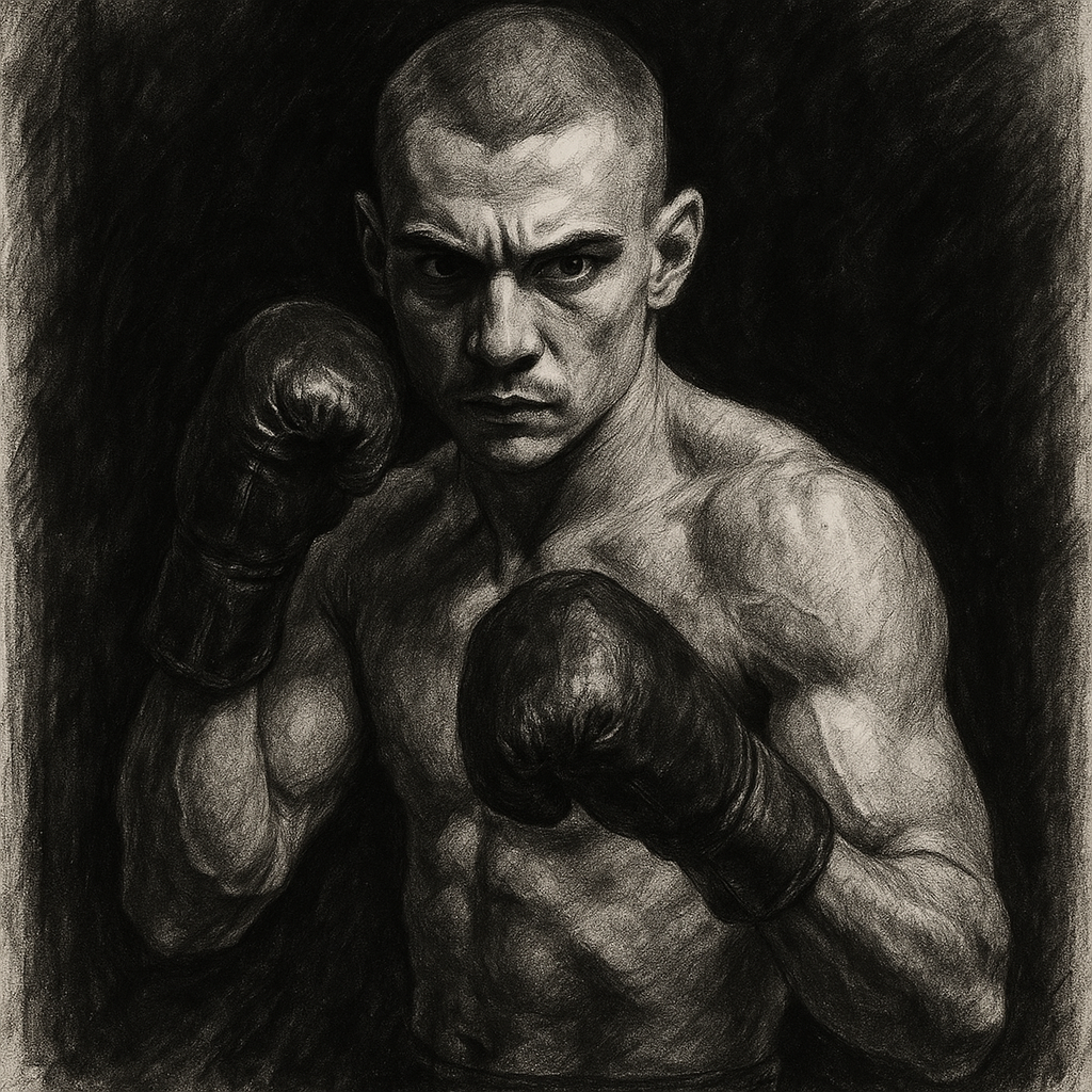 Nikita Tszyu charcoal portrait