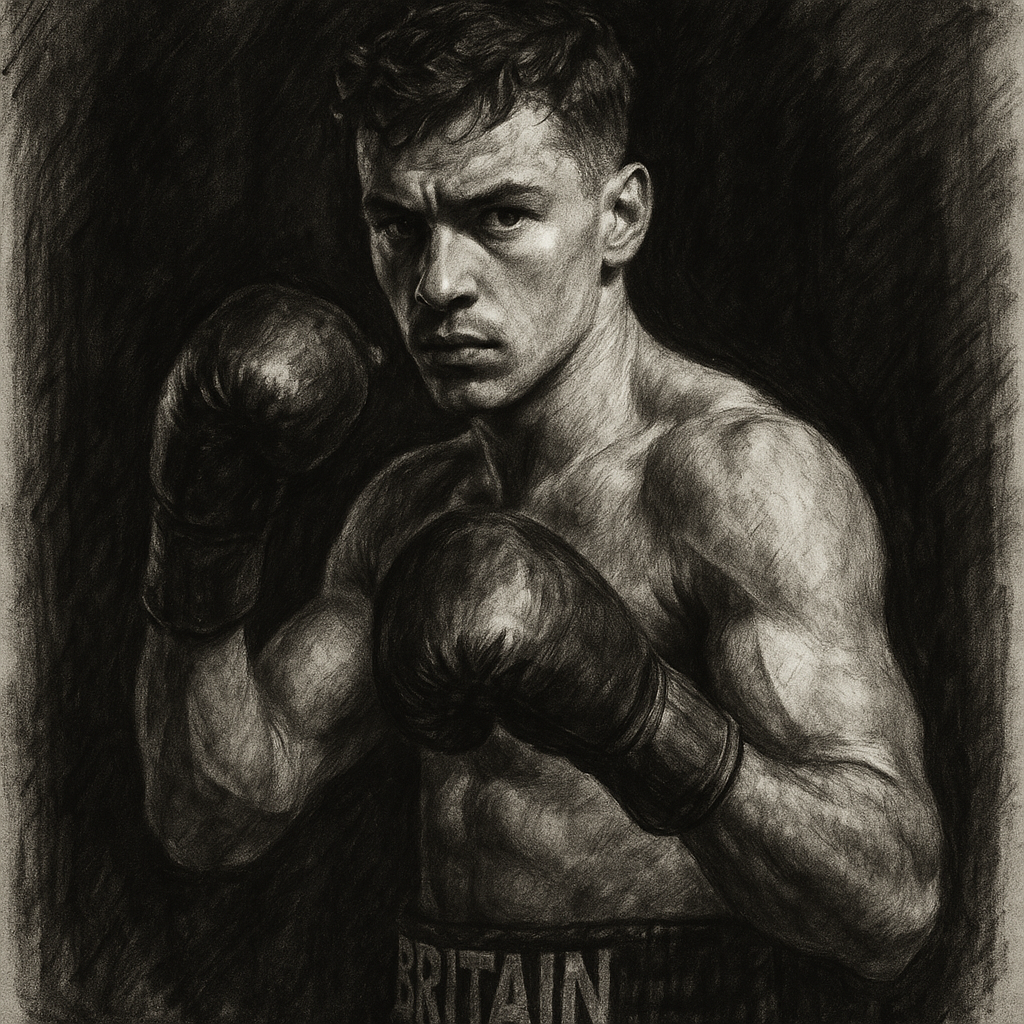 William Crolla charcoal portrait